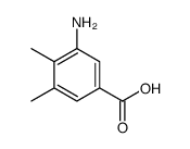 3-Amino-4,5-dimethyl-benzoic acid Structure