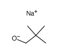 sodium 2,2-dimethylpropoxide Structure