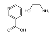 nicotinic acid, compound with 2-aminoethanol (1:1) picture