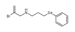 (2-bromo-2-propenyl)-(3-phenylselenopropyl)amine Structure