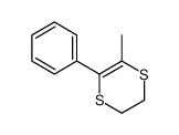 5-methyl-6-phenyl-2,3-dihydro-1,4-dithiine结构式