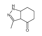 4H-Indazol-4-one,1,3a,5,6,7,7a-hexahydro-3-methyl- Structure