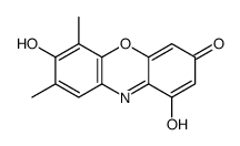 1,7-dihydroxy-6,8-dimethylphenoxazin-3-one结构式