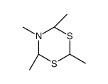 Dihydro-2,4,5,6-tetramethyl-4H-1,3,5-dithiazine structure