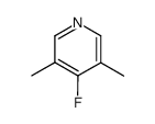 Pyridine, 4-fluoro-3,5-dimethyl- (9CI) structure