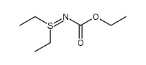 S,S-diethyl-N-(ethoxycarbonyl)sulfilimine Structure