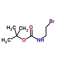 2-(Boc-氨基)乙基溴结构式