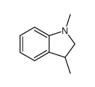 2,3-dihydro-1,3-dimethylindole结构式