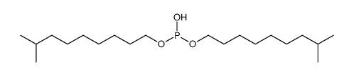 bis(8-methylnonyl) hydrogen phosphite结构式