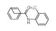 Benzeneacetamide, N-(o-tolyl)- structure