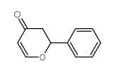 2-苯基-2,3-二氢吡喃-4-酮结构式
