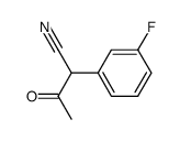 1-(m-fluorophenyl)-1-cyanoacetone Structure