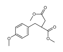 dimethyl (2S)-2-[(4-methoxyphenyl)methyl]butanedioate Structure