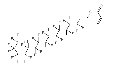 3,3,4,4,5,5,6,6,7,7,8,8,9,9,10,10,11,11,12,12,13,13,14,14,15,15,16,16,16-nonacosafluorohexadecyl 2-methylprop-2-enoate Structure