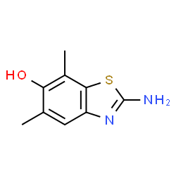 6-Benzothiazolol,2-amino-5,7-dimethyl-(9CI) structure