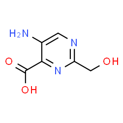 4-Pyrimidinecarboxylicacid,5-amino-2-(hydroxymethyl)-(9CI)结构式