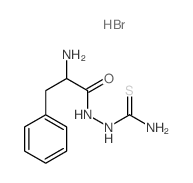 [(2-amino-3-phenyl-propanoyl)amino]thiourea结构式