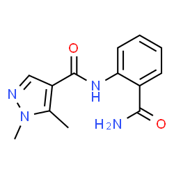 1H-Pyrazole-4-carboxamide,N-[2-(aminocarbonyl)phenyl]-1,5-dimethyl-(9CI) picture