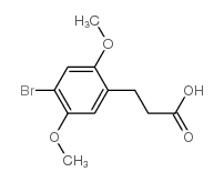 3-(4-BROMO-2,5-DIMETHOXYPHENYL)PROPIONIC ACID structure