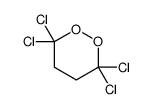 3,3,6,6-tetrachlorodioxane结构式