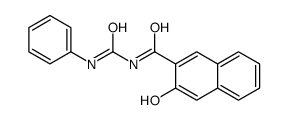 1-(3-羟基萘-2-羰基)-3-苯基-脲结构式