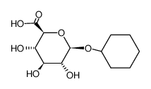 O1-cyclohexyl-β-D-glucopyranuronic acid Structure