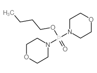 Phosphinic acid, di-4-morpholinyl-, butyl ester (9CI)结构式