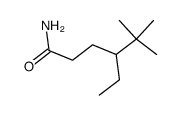 4-Ethyl-5,5-dimethylhexanamide结构式