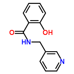 2-hydroxy-N-(pyridin-3-ylmethyl)benzamide Structure