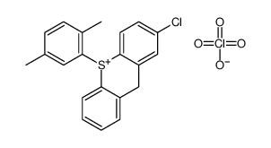 2-chloro-10-(2,5-dimethylphenyl)-9H-thioxanthen-10-ium,perchlorate Structure
