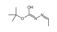 Hydrazinecarboxylic acid, ethylidene-, 1,1-dimethylethyl ester (9CI) Structure