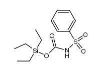 triethylsilyl (phenylsulfonyl)carbamate结构式