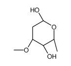 (2R,4S,5R,6R)-4-methoxy-6-methyl-oxane-2,5-diol Structure