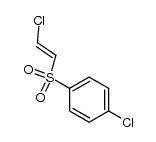 trans-1-chloro-2-(4-chloro-benzenesulfonyl)-ethylene Structure