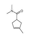 3-Cyclopentene-1-carboxamide,N,N,3-trimethyl-结构式