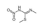 methyl N'-methyl-N-nitrocarbamimidothioate Structure