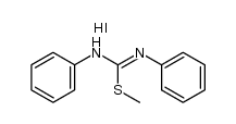 S-methyl-N,N'-diphenyl-isothiourea, hydriodide结构式