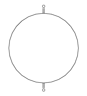 cyclooctacosane-1,15-dione Structure
