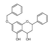 2-phenyl-7-phenylmethoxy-3,4-dihydro-2H-chromene-4,5-diol结构式