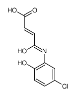 4-(5-chloro-2-hydroxyanilino)-4-oxobut-2-enoic acid Structure