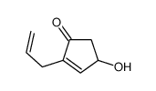 4-hydroxy-2-prop-2-enylcyclopent-2-en-1-one Structure