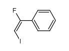 (E)-1-fluoro-1-phenyl-2-iodoethene Structure