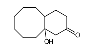 10a-hydroxydecahydrobenzo[8]annulen-2(1H)-one结构式