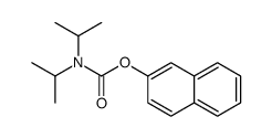 naphthalen-2-yl N,N-di(propan-2-yl)carbamate Structure