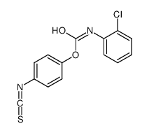 (4-isothiocyanatophenyl) N-(2-chlorophenyl)carbamate结构式