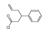 3-Phenylhex-5-enoyl chloride结构式