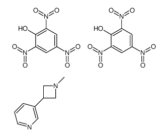 3-(1-methylazetidin-3-yl)pyridine,2,4,6-trinitrophenol Structure
