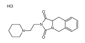 2-(2-piperidin-1-ylethyl)-10,10a-dihydro-5H-imidazo[1,5-b]isoquinoline-1,3-dione,hydrochloride Structure