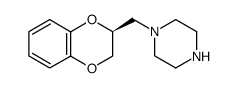 1-(2,3-dihydro-benzo[1,4]dioxin-2-ylmethyl)-piperazine Structure