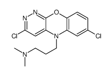 3-(3,7-dichloropyridazino[3,4-b][1,4]benzoxazin-5-yl)-N,N-dimethylpropan-1-amine结构式